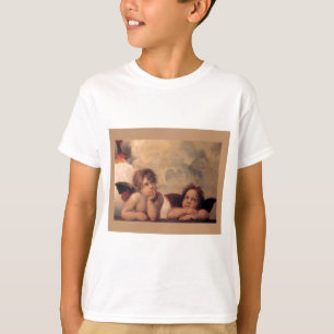 T-shirt foi ange Raphael vintage vieille peinture bénédict