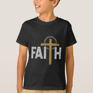 T-shirt Foi Bible Religieuse Jésus Catholique Chrétien Tan