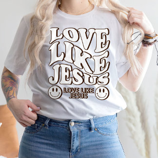 T-shirt Foi Chemise, Don Jésus, Amour Comme Jésus T-Chemis