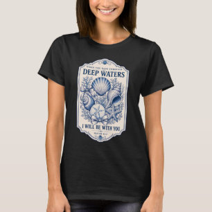 T-shirt Foi chrétienne Verset biblique religieux côtier