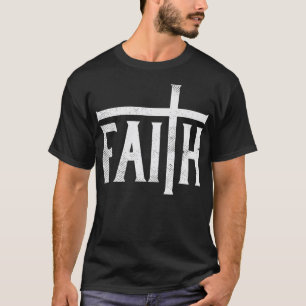 T-shirt Foi Croix Dieu Jésus Christ Prière Religieux Chris
