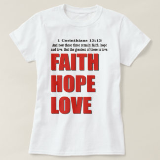 T-shirt Foi Espoir Amour