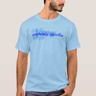 T-shirt Foi, espoir, amour - Bleu