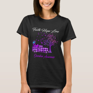 T-shirt Foi papillon Espoir Amour Surdose Sensibilisation 