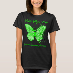 T-shirt Foi papillon Hope Love Fanconi's Syndrome Aware