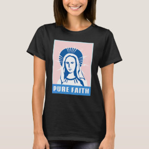 T-shirt Foi pure Église Vierge Marie Religion Catholique S