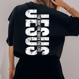 T-shirt Foi religieuse chrétienne Jésus-Christ verset de l