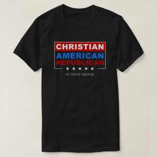 T-shirt Foi républicaine chrétienne américaine patriotique