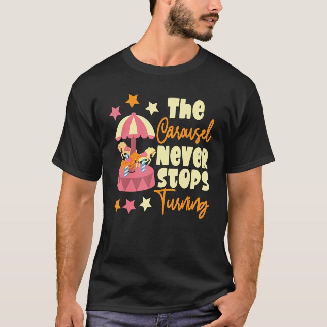 T-shirt Foire Du Comté Le Carrousel N'Arrête Jamais De Tou (Devant)