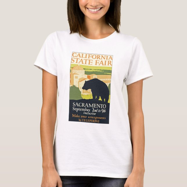 T-shirt Foire nationale de Californie (Devant)