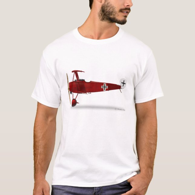 T-shirt Fokker DR1 triplan (Devant)