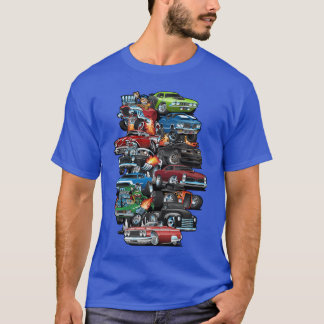 T-shirt Folie automobile Muscle Cars Voitures Classiques e