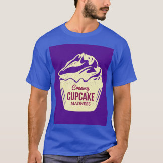 T-shirt Folie crémeuse de Cupcake