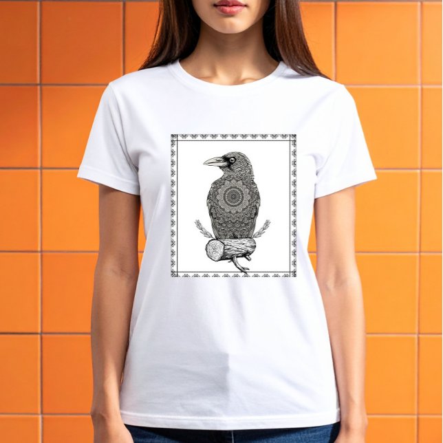 T-shirt Folklore Crow in Mythology Unisex (Créateur téléchargé)