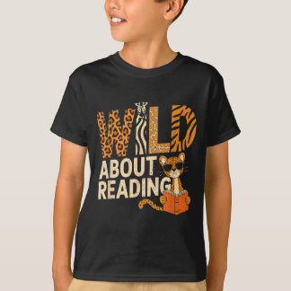 T-shirt Folle de lecture de livres lectrice amoureuse bibl