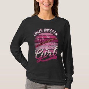 T-shirt Folle fille au basson