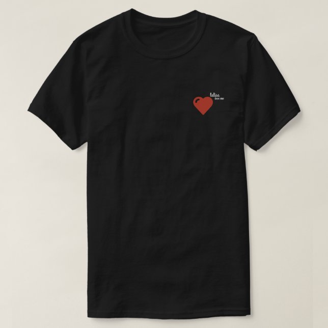 T-shirt foncé basique (Design devant)