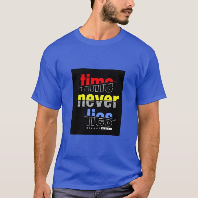 T-shirt foncé basique (Devant)