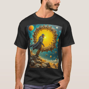 T-shirt foncé basique pour hommes