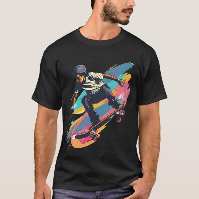 T-shirt foncé de base (Devant)