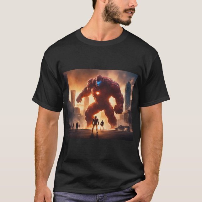 T-shirt foncé de base (Devant)