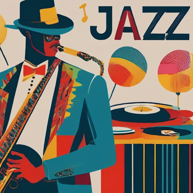 T-shirt foncé de base (Jazz is Alive)