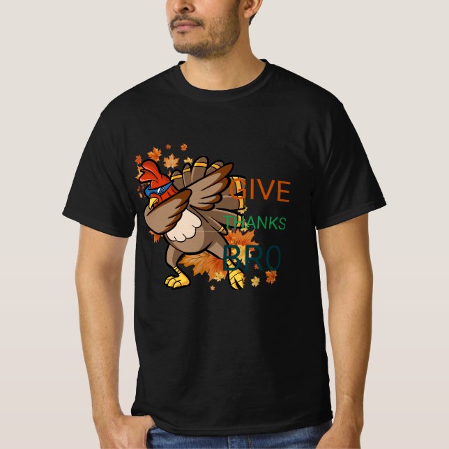 T-shirt foncé de base (Devant)