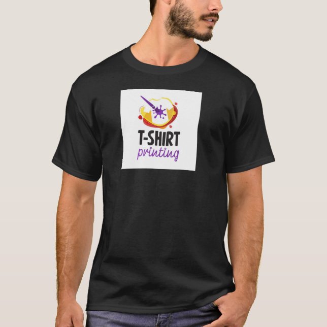 T-shirt foncé de base (Devant)