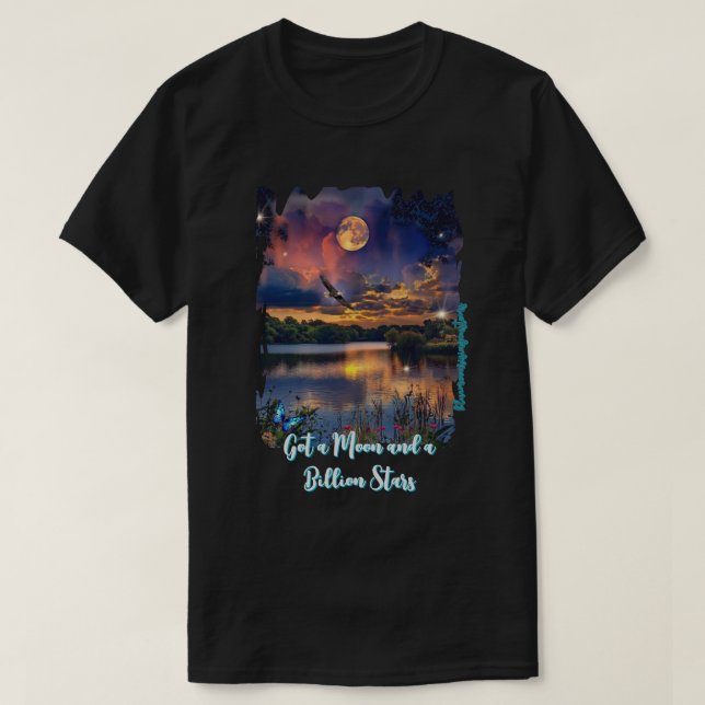 T-shirt foncé de base (Design devant)