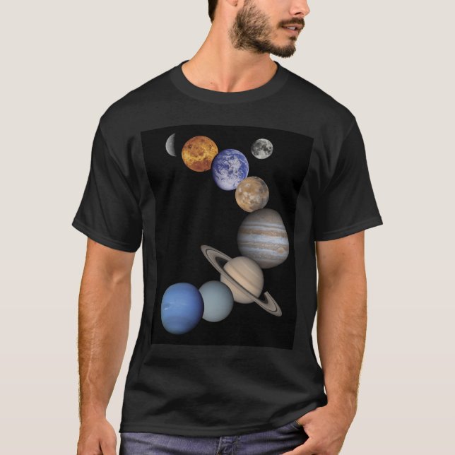 T-shirt foncé de base (Devant)
