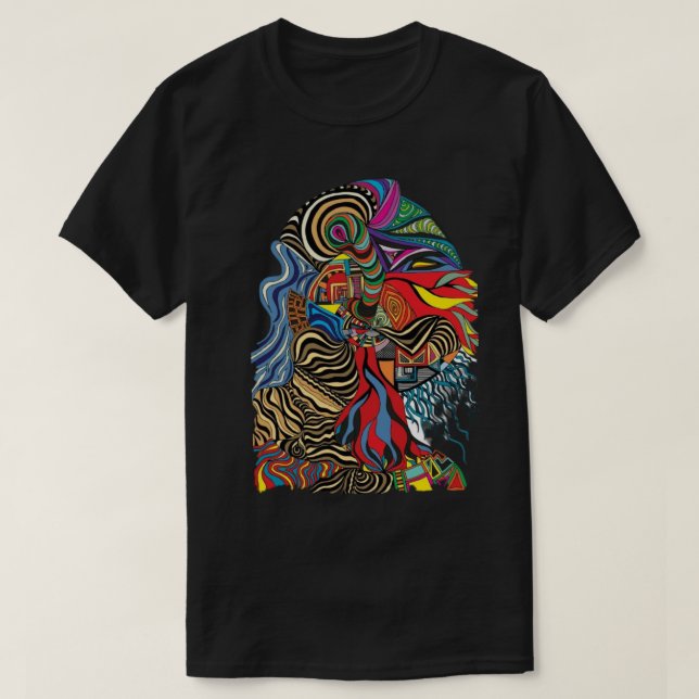 T-shirt foncé de base (Design devant)