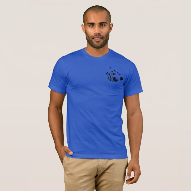 T-shirt foncé de base (Devant entier)