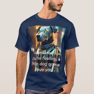 T-shirt foncé de base, confortable et durable :