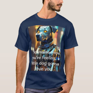 T-shirt foncé de base, confortable et durable :