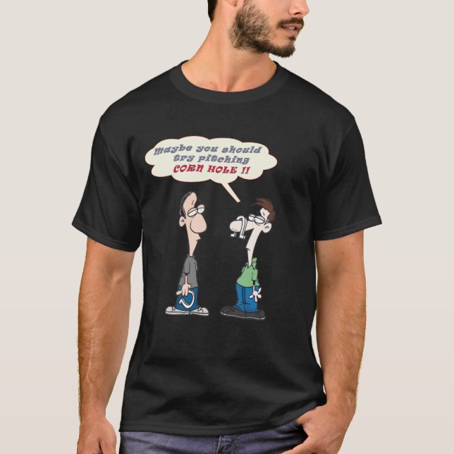 T-shirt foncé de base de fers à cheval (Devant)