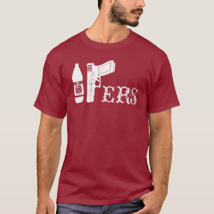 T-shirt foncé de base du football de région de