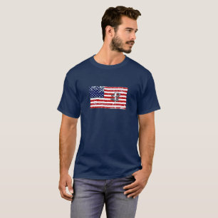 T-Shirt foncé de base pour lancer de fer à cheval