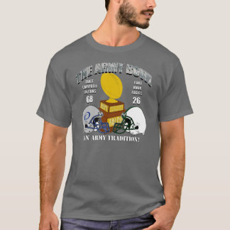 T-shirt foncé de cuvette d'armée