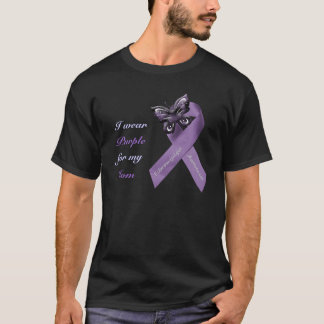 T-shirt foncé de fibromyalgie