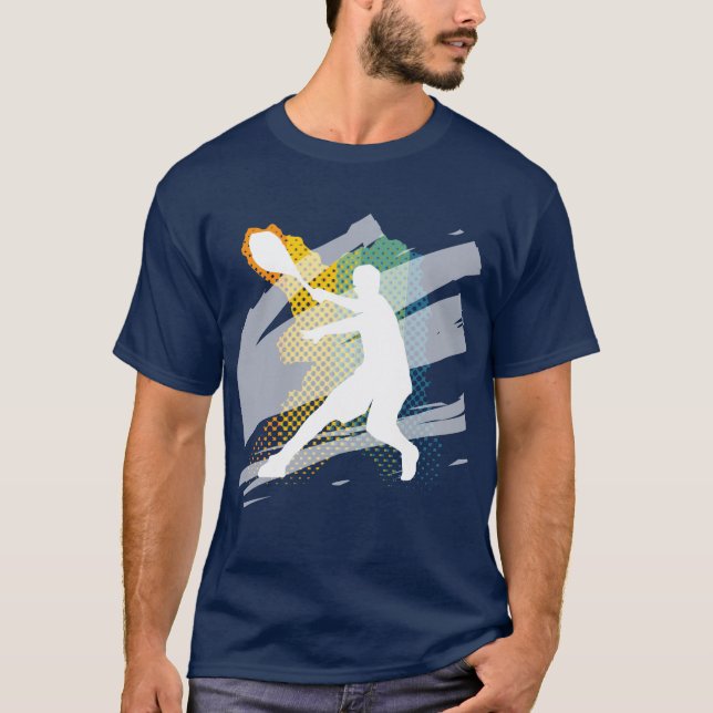 T-shirt foncé de tennis (Devant)