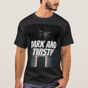 T-shirt foncé et tressé
