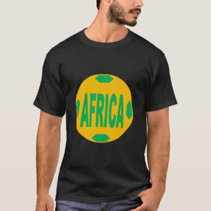 T-shirt foncé noir homme AFRICA