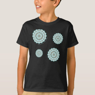 T-shirt foncé pour enfants et bébés Lotus Weave