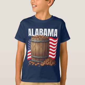 T-Shirt foncé pour garçon de l'Alabama