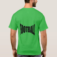 T-shirt foncé vert trèfle dos homme FOOTBALL