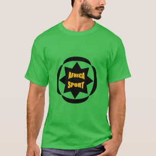T-shirt foncé vert trèfle SOLEIL AFRICA SPORT