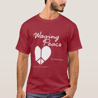 T-shirt foncé Waging Peace Heart