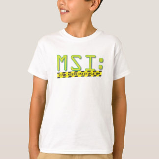 T-shirt Fonctionnaire MSI : Le logo badine la pièce en t