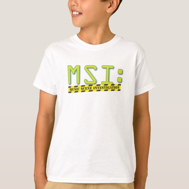 T-shirt Fonctionnaire MSI : Le logo badine la pièce en t (Devant)