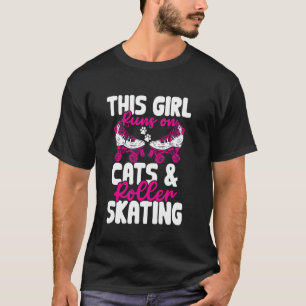 T-shirt Fonctionne sur les chats et le patin à roulettes d